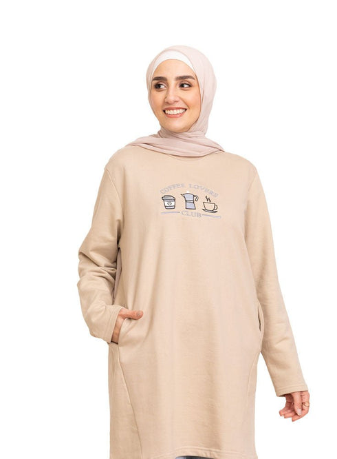 Latte E - Pocket Tunic Design 8 - Khotwh